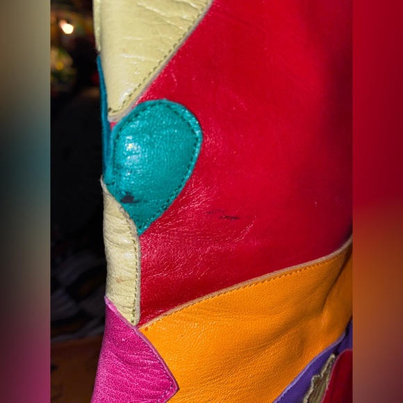 VTG VIBRANT WESTERN🤠BOOTS, 9 - Picture 14 of 16